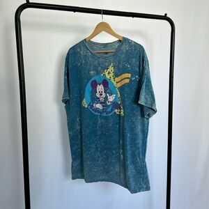 Vintage Acid Wash Disney Mickey Mouse Tee | Let’s Imagine Our Dreams Come True